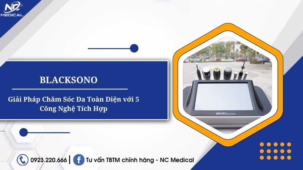 BLACKSONO - Giải pháp chăm sóc da tiên tiến với 5 công nghệ tích hợp